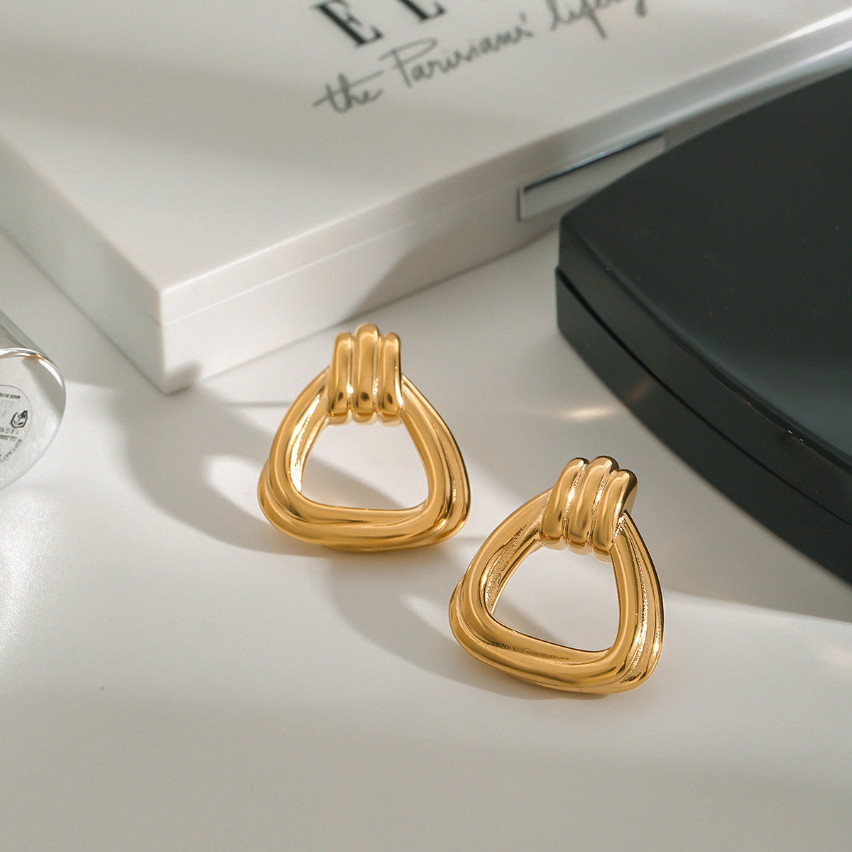 Trendy Gold Ohrringe