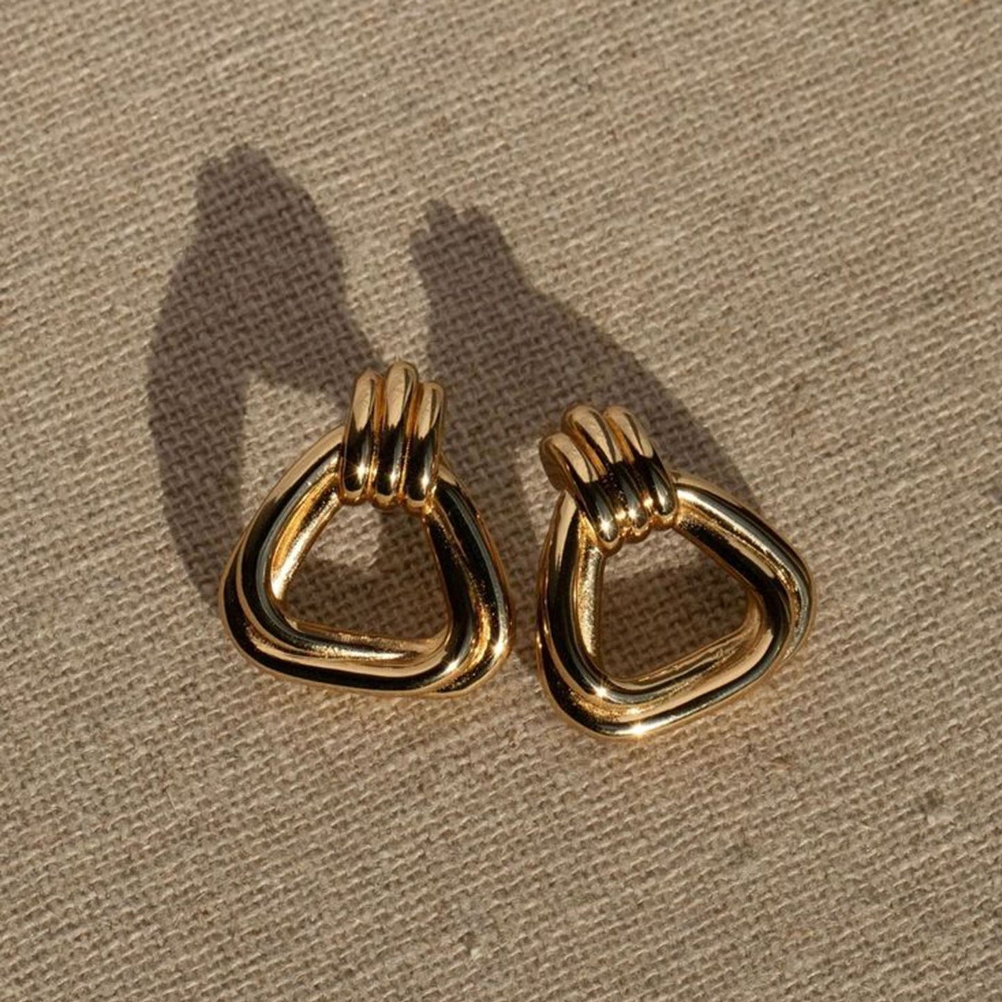 Trendy Gold Ohrringe