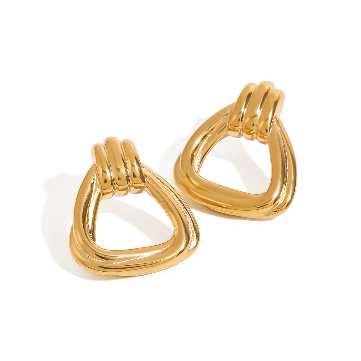Trendy Gold Ohrringe